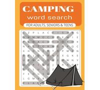 Camping Word Search Book: Relaxing Outdoor-Themed Puzzles for All Ages