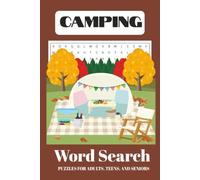 Camping Word Search: Camping Word Search Puzzle Book, Word Search for Adults With Easy to Read Print | 6x9 Inches, 110 pages | 50+ Fun Word Search Puzzles