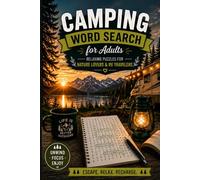 Camping Word Search for Adults: Camping Word Search for Adults: Large Print Outdoor Adventure Puzzles for Relaxation & Fun