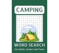 Camping Word Search Puzzle Book: Camping Word Search Puzzle Book, Easy to Print and Read! Perfect for Summer Holidays| Over 50+ Puzzles| 6x 9 Inches| ... time, Gifting, Free Time Activity Book