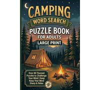 Camping Word Search Puzzle Book: for Adults Large Print