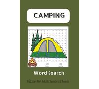 Camping word Search Puzzle Book: Word searches Easy to read, Print About Camping,Outdoor Relaxing,Nature and More I 6x9 inches,110 pages I 50+ Puzzles, Gifts for vacations,Holidays and Free times