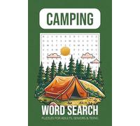 Camping Word Search Puzzle Book: Word Searches with Easy to Read Print About Camping. 6x9 Inches I 110 Pages I 50+ Puzzles. Gift for Holidays, Vacation and Free Time.