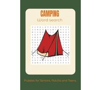 Camping word search puzzle book: Word searches with easy to read print about Camping, Camping equipment, Nature and more|6x9 inches, 110 pages|50+ ... Gift for Vacations, Holidays and Free time.