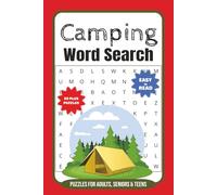 Camping Word Search Puzzle Book: Word Searches with Easy to Read Print about Camping, Outdoor, Wildlife and More | 6x9 inches, 110 pages | 50+ Puzzles ... Holidays, Airplane rides and Free Times