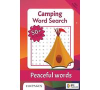 Camping Word Search Puzzle Book: Word Searches With Easy To Read Print About Camping, Outdoors, Wildlife, And More | 6x9 inches, 110 pages | 50+ Puzzles … Gift For Vacations, Holidays And Free Times.