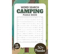 Camping Word Search Puzzle Book: Word Searches with Easy to Read Print Camping, Mountain, Hiking and more | 6x9 inches, 110 pages | 50+ Puzzles ... ... Holiday, Birthday, to Relax and unwind, etc.