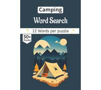 Camping Word Search: The Camper’s Word Search: 50+ Puzzles for the Great Outdoors | 110-Page Gift Book