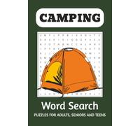 Camping Word Search: Word Search Puzzles with Easy-to-Read Print about camping, hiking and outdoor adventures, and More | 6x9 inches, 110 pages | 50+ ... Gift for Vacations, Holidays, and Relaxation
