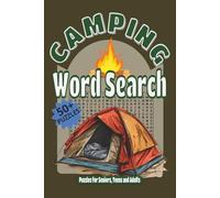 Camping Word Search: Word Search Puzzles with Easy to Read Print about Camping, Outdoors, Wildlife and more | 6x9 inches, 110 pages | 50+ Puzzles... Gift for Vacations, Holidays and Relaxation