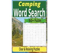 Camping Word Search: Word Searches with Easy to Read Print about Camping,Nature, Hiking, and More | 6x9 inches, 110 pages | 50+ Puzzles ... Gift for Free Times, Travel, and Holidays