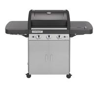 Campingaz 3 Series Classic LS Plus Gas BBQ 3 Burner Gas Barbecue Grill 9.6 KW Power Instaclean Easy Cleaning System Cast Iron Grid and Griddle with Side Burner