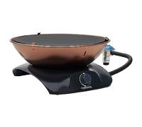 Campingaz 360 Grill CV, round tabletop grill, camping BBQ with lid, balcony grill, compact grill with 2200-watt capacity, powered by CV470 Plus gas