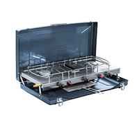 Campingaz Camping Chef Stainless Infrared Gas Stove, a 3 Burner Camping Stove with an additional Infrared Stove and Toaster Function, compact and light, operation using R904 and R907 gas bottles