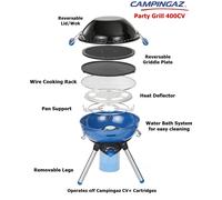 Campingaz Party Grill 400 CV 2024 - Camping, Picnics - Ideal for 3-4 people