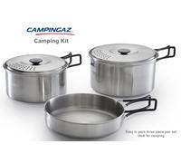 Campingaz Stainless Steel Camping Kit