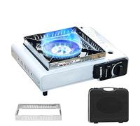 Campingkocher Kochherd Outdoor Proof Ring Design | Sturdy Outdoor Burner with a Carry Bag | Portable Burner for Hiking, Picnic, Roasting and Moch