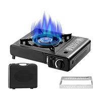 Campingkocher Kochherd Outdoor Proof Ring Design | Sturdy Outdoor Burner with a Carry Bag | Portable Burner for Hiking, Picnic, Roasting and Moch