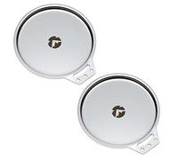 CAMPINGMOON 304 Stainless Steel Plate Lid for Sierra Cup φ12cm S-SG (2pcs set)