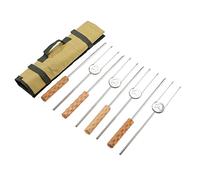 CAMPINGMOON 33-inch Length 304 Stainless Steel Marshmallow Sticks MK-4