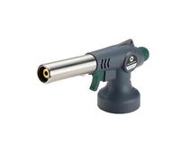 Campingmoon Butane Gas Torch High Power Kitchen Blow Torch for Cooking Flame Adjustable Gas Torch Burner (Butane Gas Not Included)(Gray)