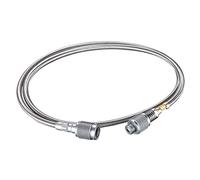 Campingmoon Camping Gas Canister Head Adapter Gas Hose for EN417 Lindal Valve Screw-on Type Canister and Device 100cm