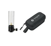 Campingmoon Camping Gas Lantern Gas Lamp Portable Outdoor Dreamlike Candle Black Camping Tent Lantern Glass Lantern