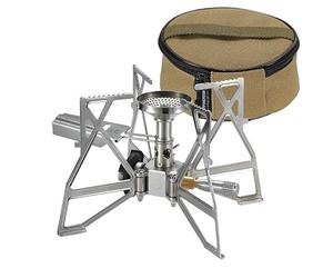 CAMPINGMOON Portable Camping Stove Burner Butane Stove with Igniter and Storage Bag XD-3F