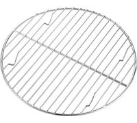 Campingmoon Stainless Steel BBQ Grill Rack Round Cooling Rack Roasting Rack for Baking 24cm