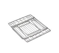 CAMPINGMOON Stainless Steel Telescopic Field Frame Home Flowerpot Frame Camping Multi-Purpose Folding Storage Rack FD22
