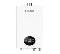 CAMPLUX Climatech 4 Gas Water Heater Indoor 12 L/min, Domestic LPG Gas Shower for Bathroom/Kitchen, 28-50 mbar, GX318LP