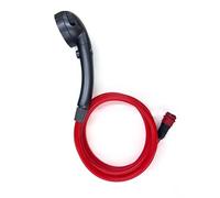 CAMPLUX Hand Held Showerhead for Nano Gas Water Heater, 2.5 Metres Hose, ON/Off Switch, Red Quick Connector, Hot Water Hose, NS250