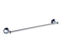 CamPLy Nostalgia Retro Bathroom Towel Rail 60 Cm Single Towel Rail Bath Towel Rail Wall Mounted Towel Holder for Bathroom Accessories (Chrome)