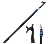 campMax 3.6m Telescopic Boat Hook Aluminium Heavy Duty, for Docking Boat Hook Floating, Anti slip handle design, essential ship accessories