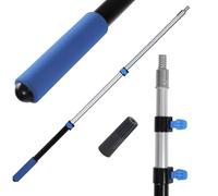 campMax Multi-Purpose 4ft Extension Pole, Lightweight Paint Roller Pole, Durable Aluminum Telescopic Pole for Painting/Decorating/Window Cleaning（Pole Only ）