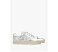 Campo Chromefree Leather Silver White Trainers - Silver Leather / 36