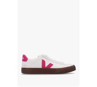 Campo Leather White Pink Bark Trainers - Fuschia Patent / 40