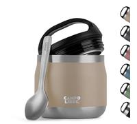 Campo Libre.® Food Flask 400ml - Thermo Lunch Box with Spoon, BPA-Free Hot & Cold Food Container for Soup, Porridge, Baby Food, Camping or School - Leakproof & Ideal for On-the-GO