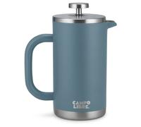 Campo Libre.® Giorgio. French Press, Coffee Press - 600ml Stainless Steel Cafetiere, Double-Wall Insulated, Plastic-Free, Thermal Coffee Maker with Spare Filter - Dishwasher safe - Recycled Steel.
