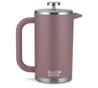 Campo Libre.® Giorgio. French Press, Coffee Press - 1000ml Stainless Steel Cafetiere, Double-Wall Insulated, Plastic-Free, Thermal Coffee Maker with Spare Filter - Dishwasher safe - Recycled Steel.