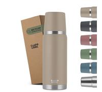 Campo Libre. ® Jaco Thermo Flask, Double Wall Insulated Bottles, Keeps Drinks Hot > 24h, BPA Free, 100% Leakproof, Eco RecycledStainless Steel Flask for Hot Drinks in 750ml