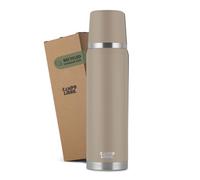 Campo Libre. ® Jaco Thermo Flask, Double Wall Insulated Bottles, Keeps Drinks Hot > 24h, BPA Free, 100% Leakproof, Eco RecycledStainless Steel Flask for Hot Drinks in 1l