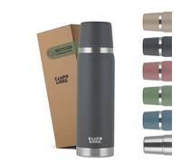 Campo Libre. ® Jaco Thermo Flask, Double Wall Insulated Bottles, Keeps Drinks Hot > 24h, BPA Free, 100% Leakproof, Eco RecycledStainless Steel Flask for Hot Drinks in 500ml