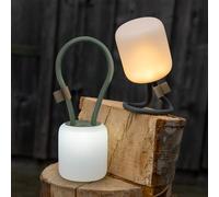 Campo Libre® Leni Camping Lamp - LED Outdoor Light with Flexible Handle, Dimmable Camping Light, Table Lantern with IPX4 Waterresistance, 200h Runtime, Unbreakable SqueezeShell, USB-C Charging