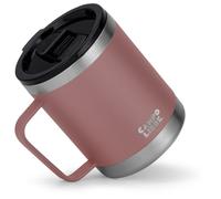 Campo Libre® Tito Travel Mug 350ml - Stainless Steel - Insulated Coffee Mug with Handle & Leakproof Lid, Reusable Thermo Cup for Hot/Cold Drinks, Coffee to Go Mug, Portable Thermo Coffee Cup