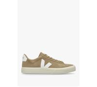Campo Suede Dune White Trainers - Taupe Suede / 36