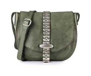 Campomaggi Linda Shoulder bag Genuine Leather 22 cm green