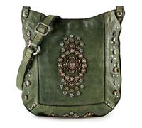 Campomaggi Nora Shoulder bag Genuine Leather 26 cm green