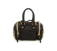 Campomaggi Women's Studded Leather Bowling Bag Brown One Size