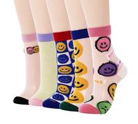 Campsis Women Sheer Sock Elastic See Through Socks, Style17, 4.5-8 UK